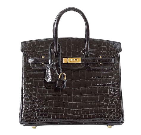 black crocodile hermes birkin bag|hermes birkin 25 black crocodile.